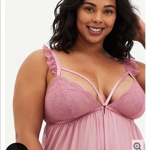 Torrid Pink Babydoll 2 XL NWT